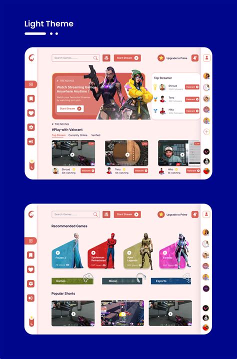 Gaming Dashboard :: Behance