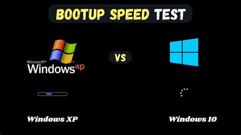 Windows XP vs Windows 10 Boot Time Test - YouTube