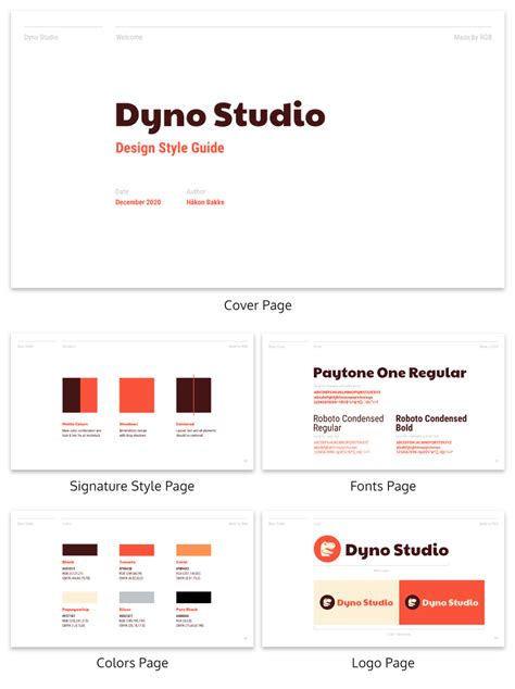 Brand Design Style Guide Presentation Template - Venngage