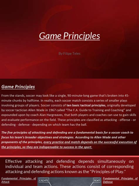 Game Principles | PDF | Defender (Association Football) | Forward ...