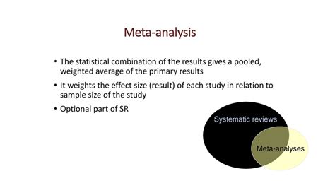 Systematic Review & Meta-analysis - ppt download