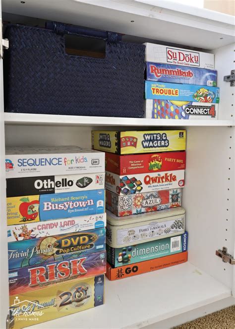 Organizing Board Games Tips &amp; Tricks - The Homes I Have Made