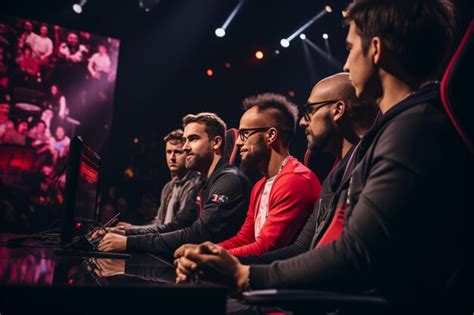 Premium AI Image | Panel Discussion Featuring Esports Expert Generative AI