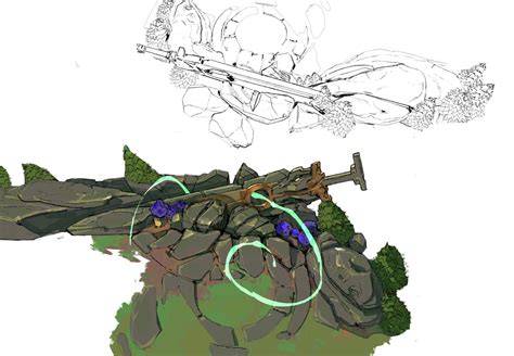 ArtStation - Moba map, Markus Lenz | Game concept art, Game character ...