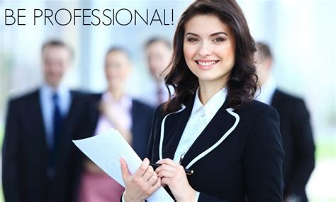 How to Conduct Oneself As a Professional | professional tips