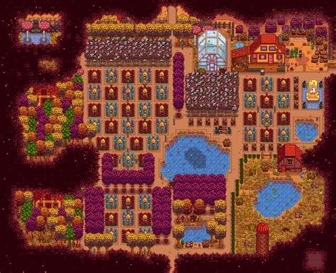 Fall, year 70 of my (now modded) forest farm. Mods really help to keep ...