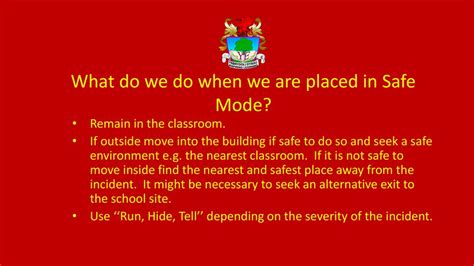 Safe Mode Ysgol Eirias ppt download