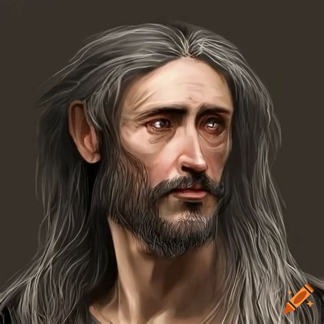 Detailed art of a menacing middle-aged man on Craiyon