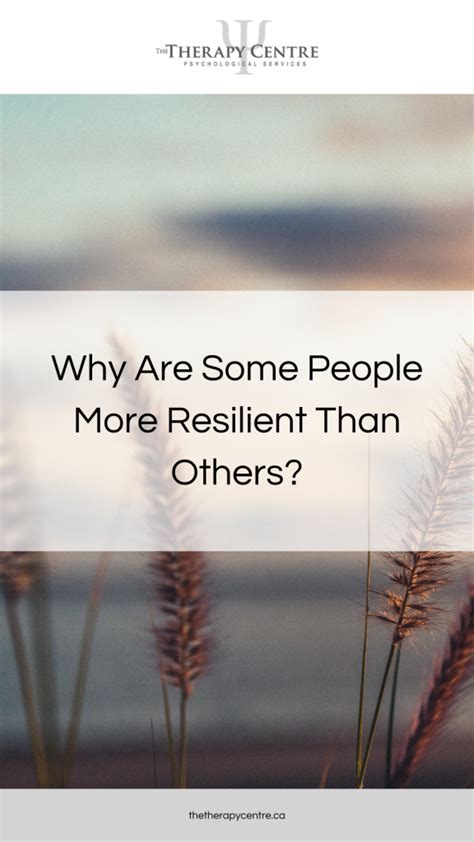 Why Are Some People More Resilient Than Others? - The Therapy Centre