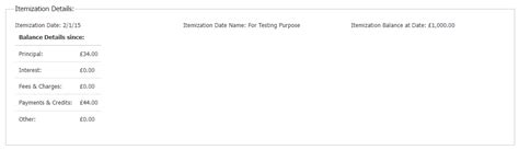 Latitude Help - View Itemization Details