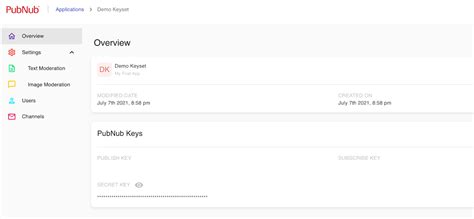 Get started with Moderation Dashboard | PubNub Docs