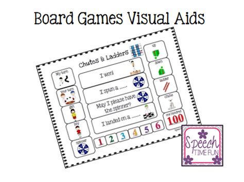 Board Games Visual Aids! (PLUS GIVEAWAY!) - Speech Time Fun: Speech and ...