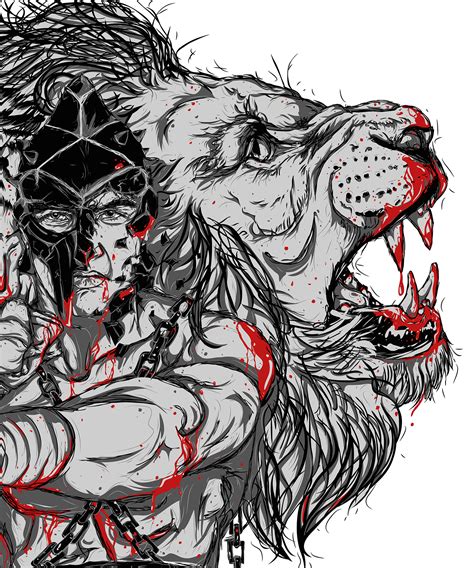 Strong character on Behance