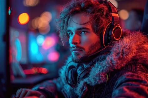 Premium Photo | Experience the intensity of competitive gaming with a ...