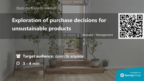 Exploration of purchase decisions : r/SurveyCircle