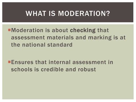 PPT - What is moderation? PowerPoint Presentation, free download - ID ...
