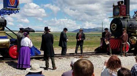 Golden Spike Ceremony Reenactment - YouTube