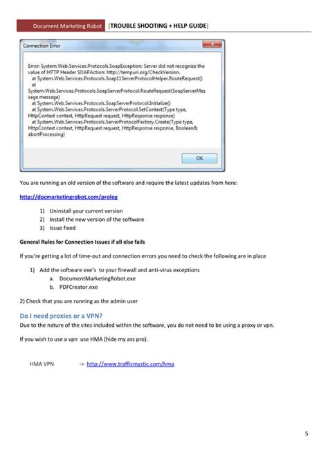 Troubleshooting guide | PDF