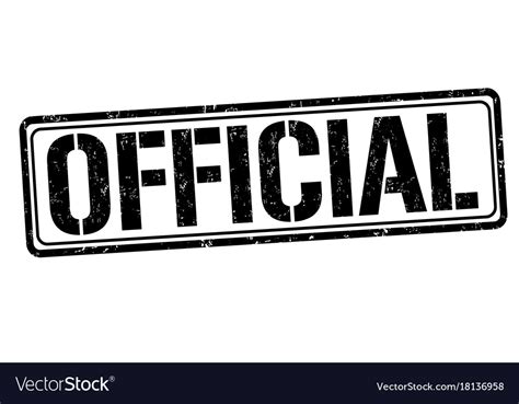 Official sign or stamp Royalty Free Vector Image