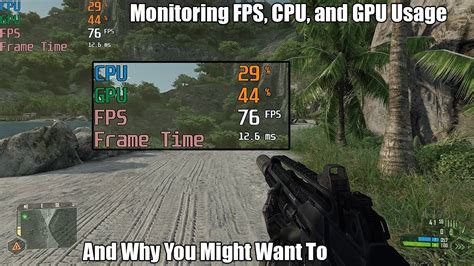 How To Monitor Frame Rate, CPU Usage and GPU Usage in Games - YouTube
