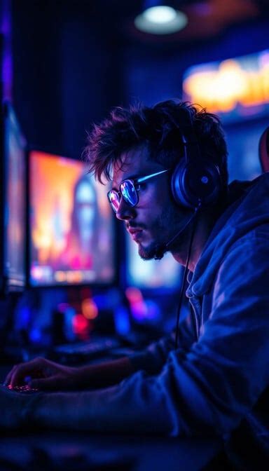 Free Professional Gamer Focused Image | Download at StockCake