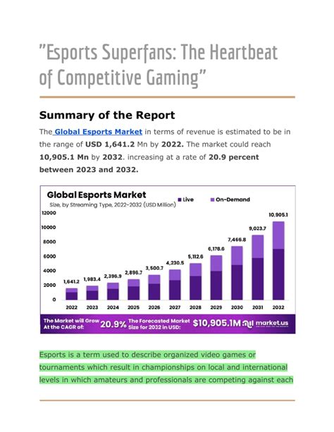 Esports Market Report: Trends, Growth, and Key Players