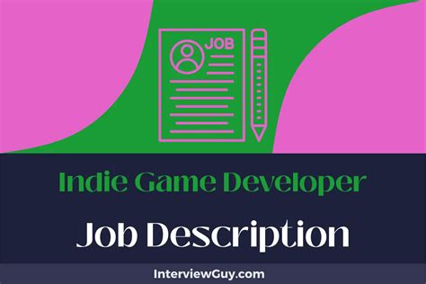 Indie Game Developer Job Description [Updated for 2025]