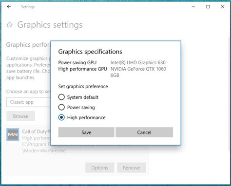 Settings Graphics