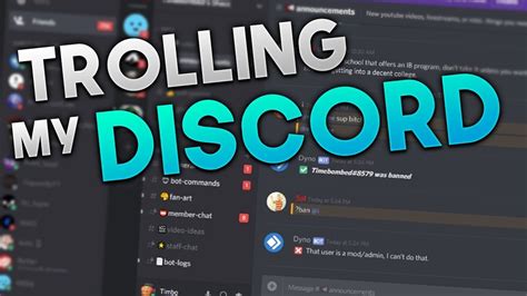 How do Discord mods handle persistent trolls in a large gaming server?