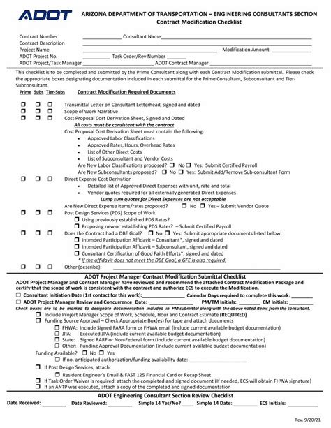 (PDF) Contract Modification Checklist - DOKUMEN.TIPS