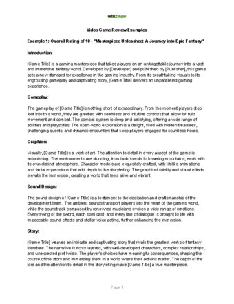 How to Write a Video Game Review: 10 Steps (with Pictures)