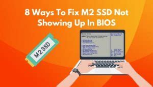 8 Ways To Fix M.2 SSD Not Showing Up in BIOS [Updated 2024]