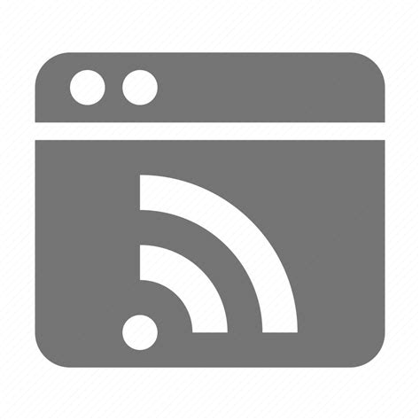 Window, application, rss feed icon - Download on Iconfinder