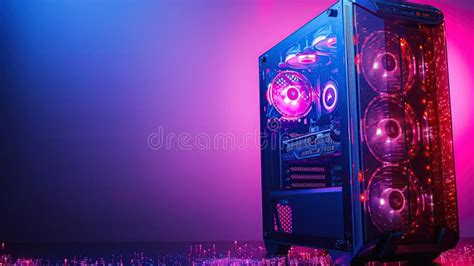 A Powerful Gaming PC with RGB Lighting and Transparent Side Panel ...