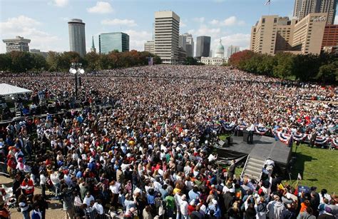 St. Louis rally largest Obama crowd in U.S. | Minnesota Public Radio News