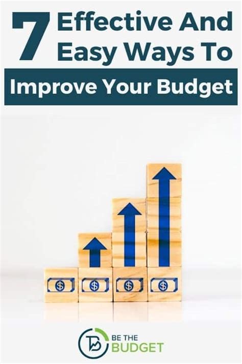 How To Improve Your Budget: 7 Fast And Effective Ways - Be The Budget
