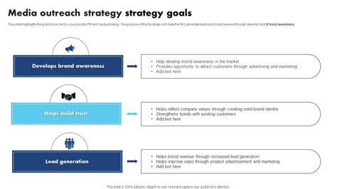Media Outreach Strategy Strategy Goals Designs PDF