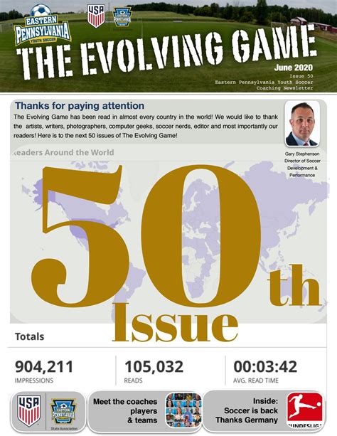 The Evolving Game (50th Issue) by Eastern Pennsylvania Youth Soccer - Issuu