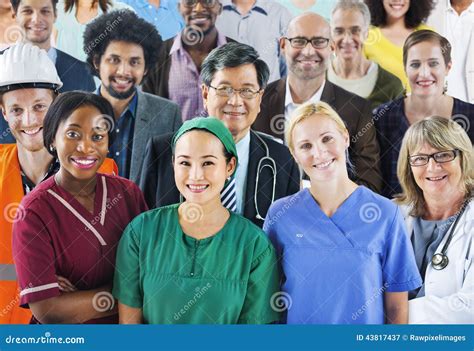 Group of Diverse People with Various Occupations Stock Image - Image of ...