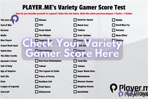 Check Your Variety Gamer Score Here - Player.me