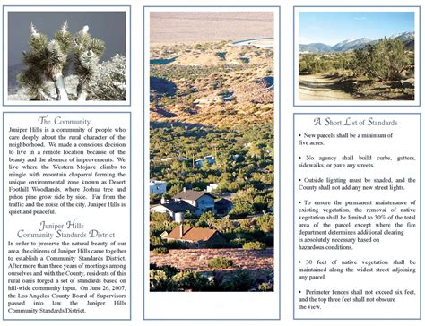 Community Standards — Juniper Hills Community Association