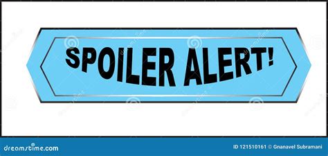 Spoiler Alert Stock Illustrations – 126 Spoiler Alert Stock ...