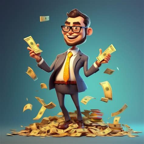 Premium AI Image | successful character businessman