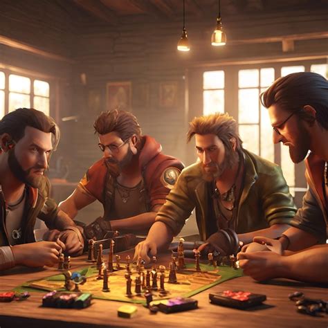 Premium Photo | Animated online gaming community strategy session ...