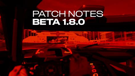 Game Update (Patch Notes Beta 1.8.0) — RENNSPORT