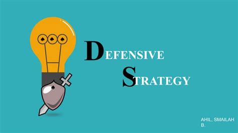 Defensive-Strategy for management strategy | PPTX | Sale & Lease Back ...