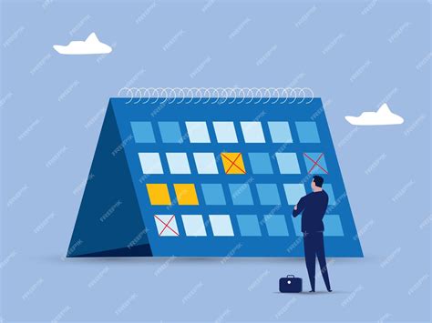 Premium Vector | Planning news calendar Modern vector illustration for ...