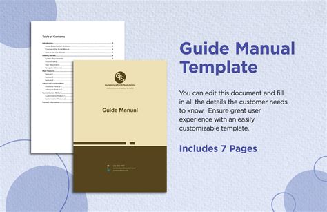 FREE Operational Manual Templates - Download in Word, Google Docs, PDF ...