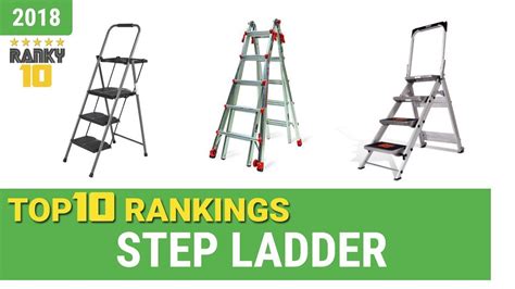 Best Step Ladder Top 10 Rankings, Review 2018 &amp; Buying Guide - YouTube