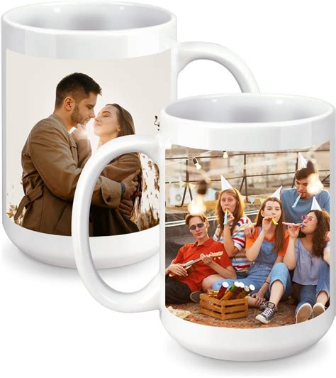 Amazon.com: Custom Mug, Personalized Mugs with Photo Text, Customized ...